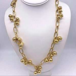 Kate Spade Gold Ball Linked Necklace